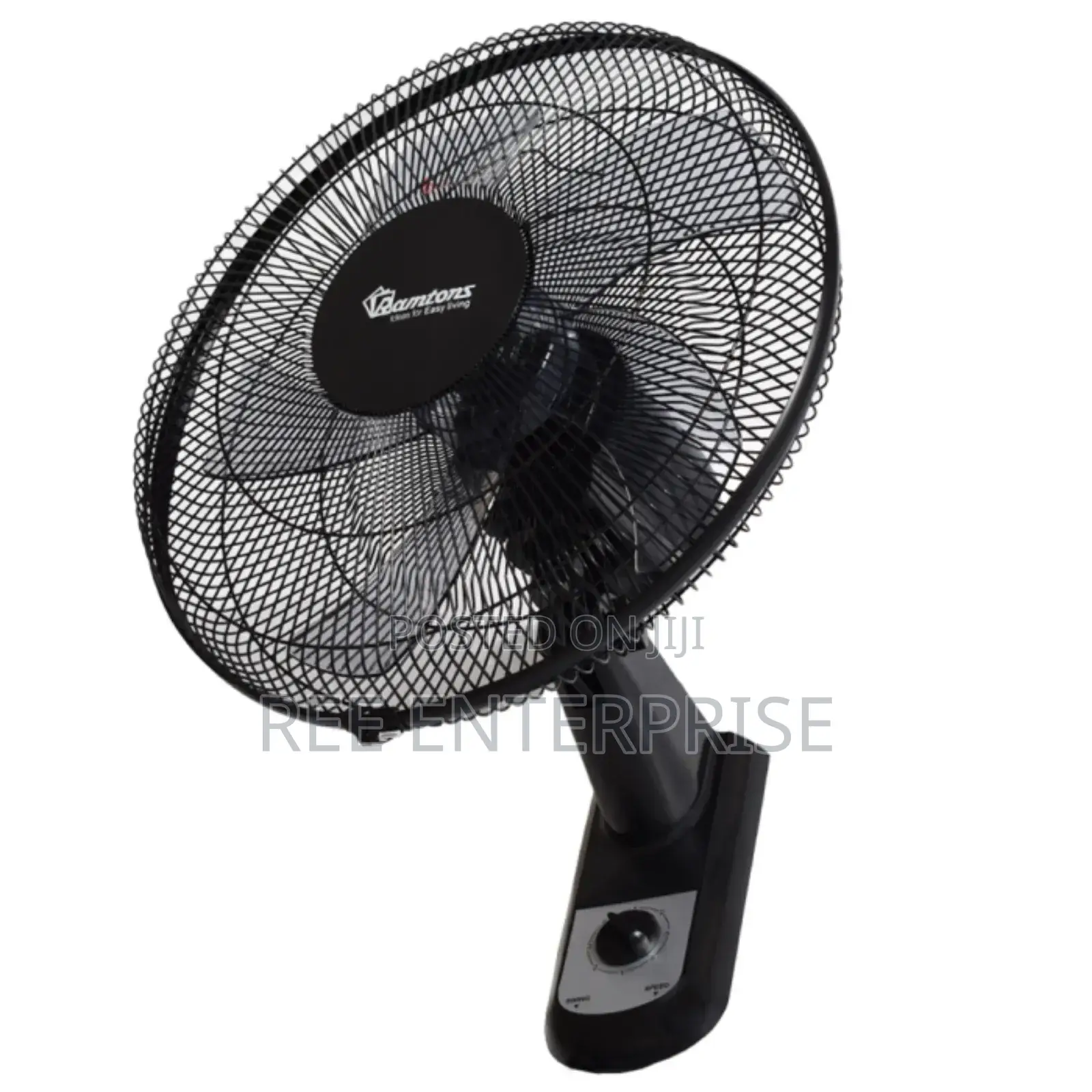 Rm/676 Ramtons 16 Inches Wall Fan 5 Blades With Remote