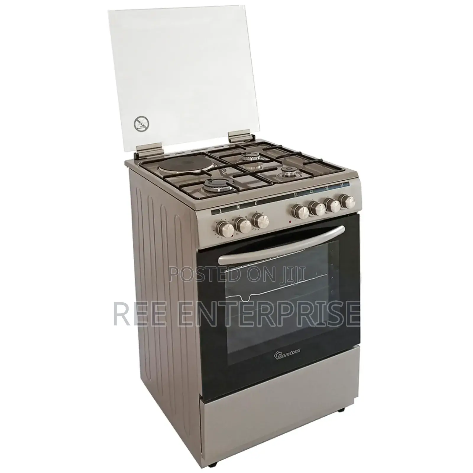 3g+1e 60x60 Silver Ramtons Cooker - Rc/606