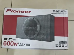Pioneer 10 Inch 600watt Shallow Mount Powered Bass Subwoofer
