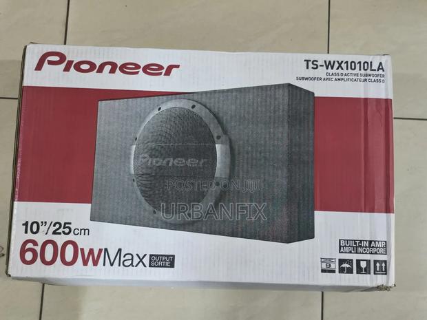 Pioneer 10 Inch 600watt Shallow Mount Powered Bass Subwoofer