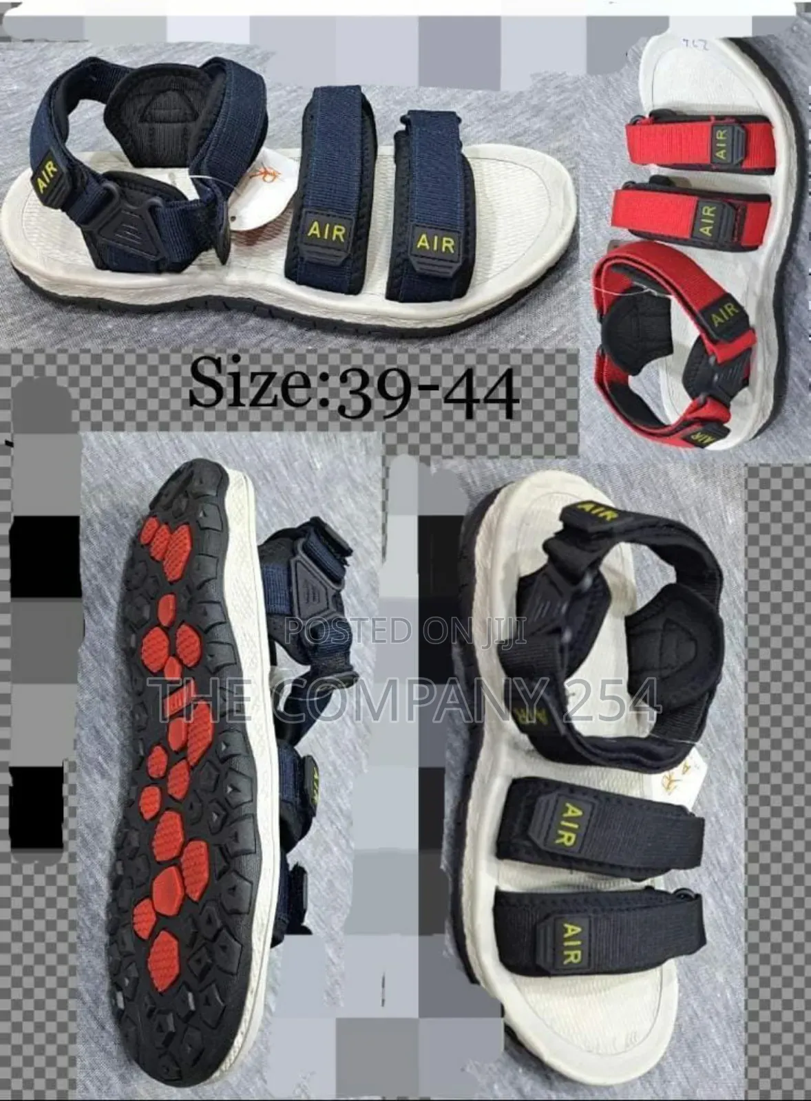Quality Leather Rubber Sole Casual Slides Open Shoes