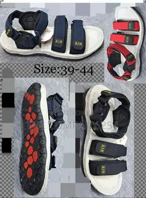 Quality Leather Rubber Sole Casual Slides Open Shoes