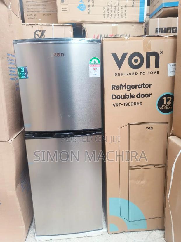 Von 195 Litres VRT-196drhx Double Door Refrigerator - main view