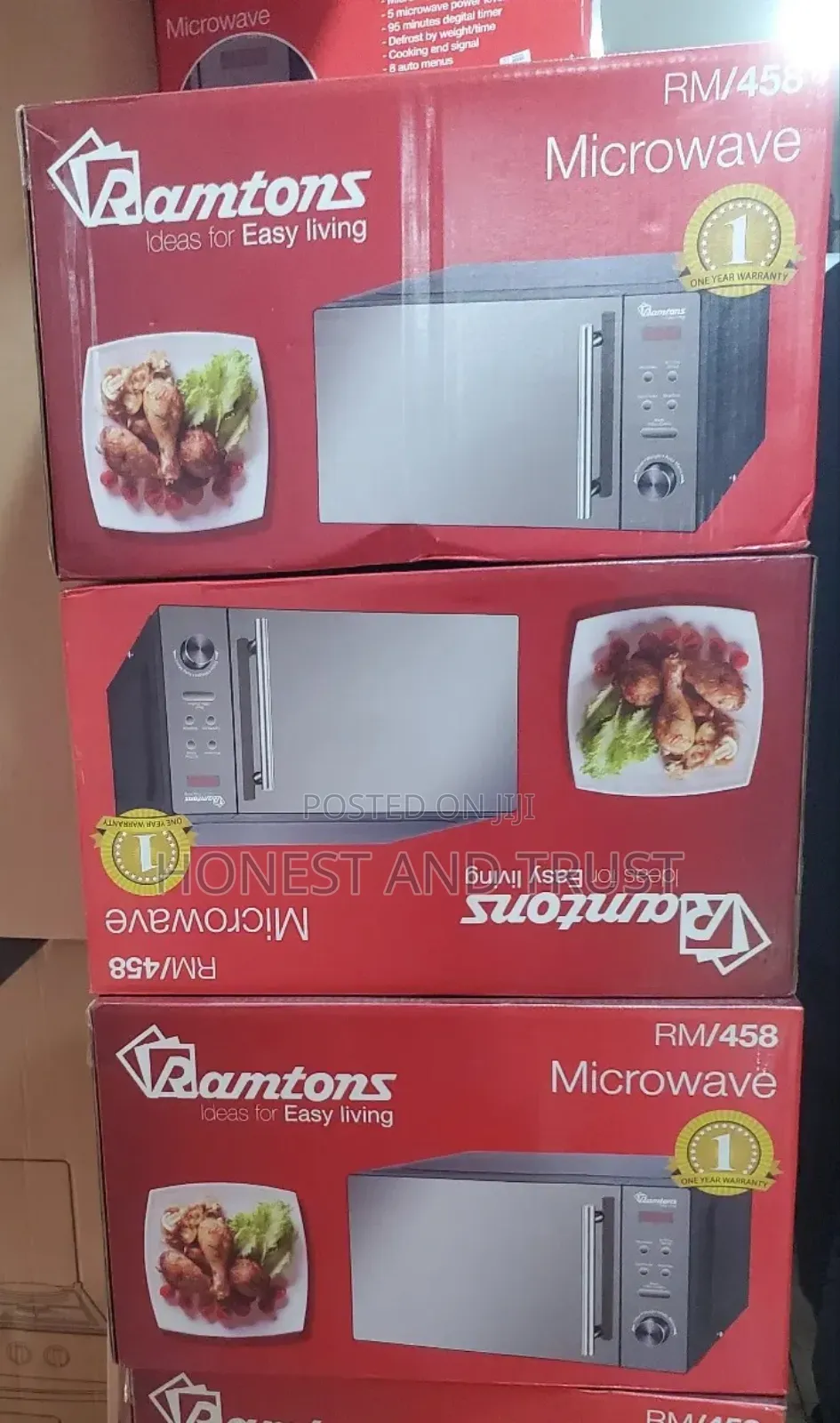 Ramtons 20 Litres Glass Microwave