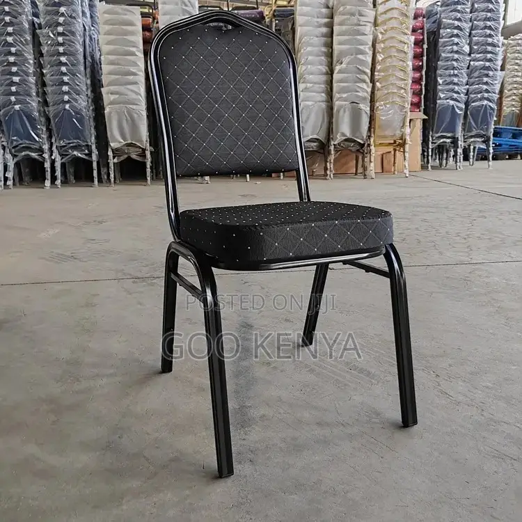 Office Chair ; Black Banquet Event Seat