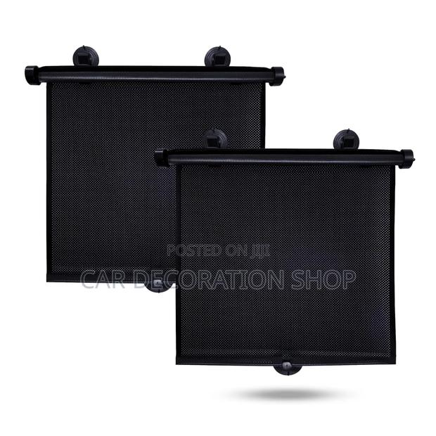 Retractable Heat/Uv Rays Glare Protection Sunshade 2pcs