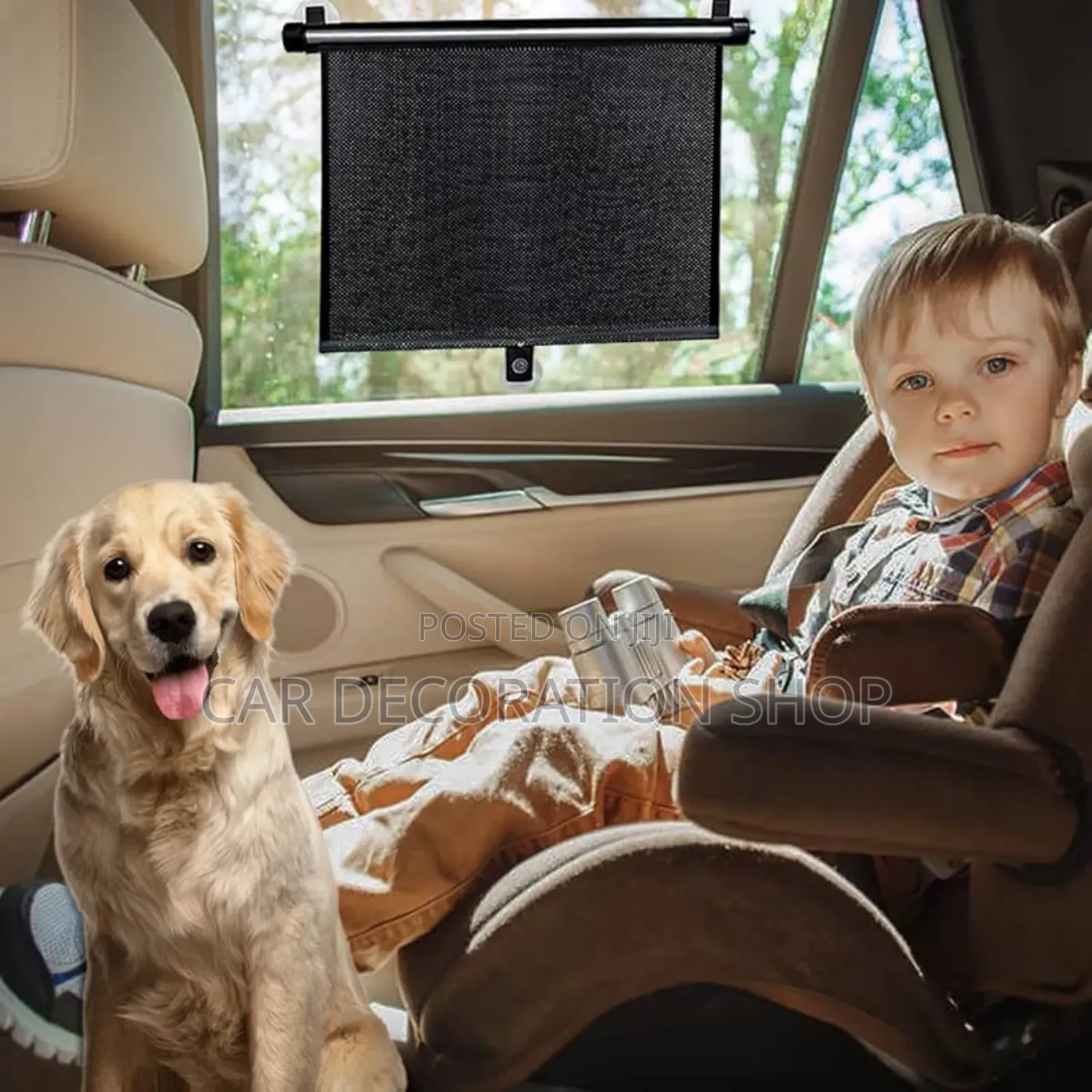 2pc Window Retractable Shade