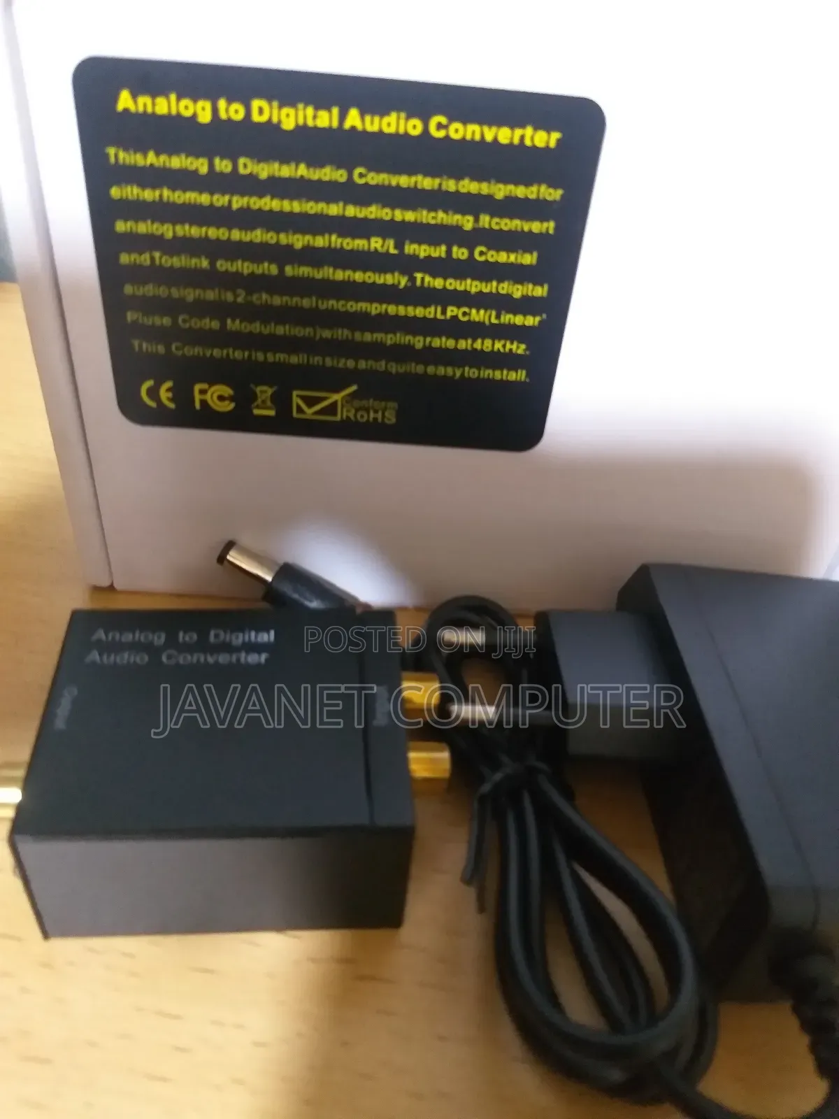 Analog L/R to Digital Audio Converter