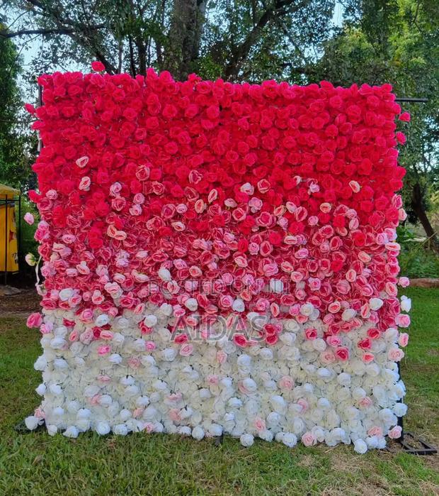 Cutest Flower Backdrop Rental - main view