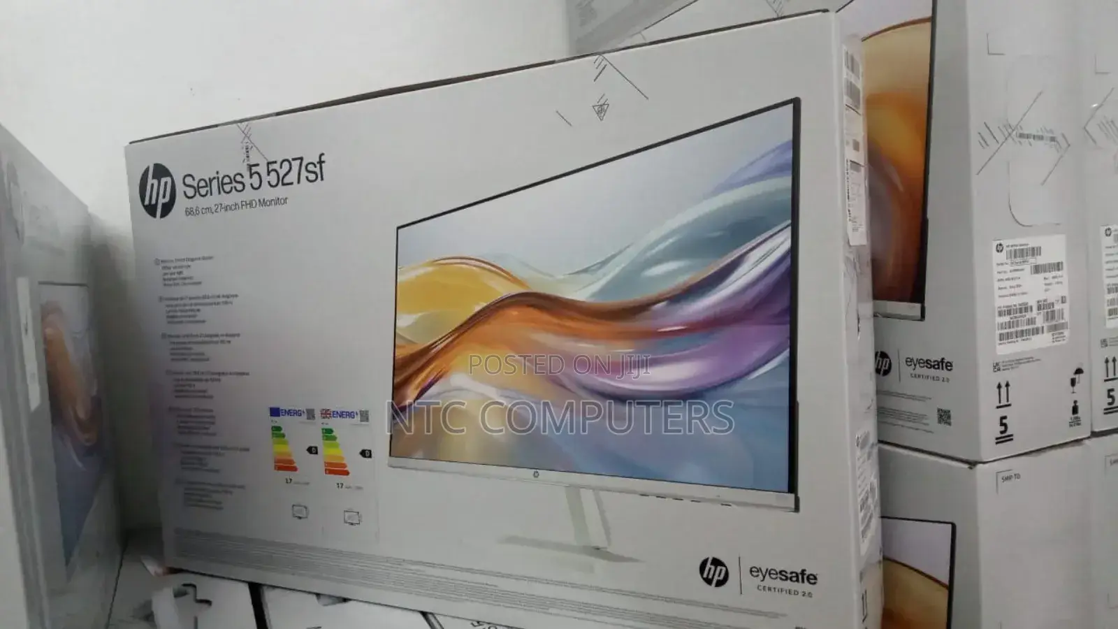 Hp 527sf Series 5 27" FHD Monitor, Black Color, Connectivity