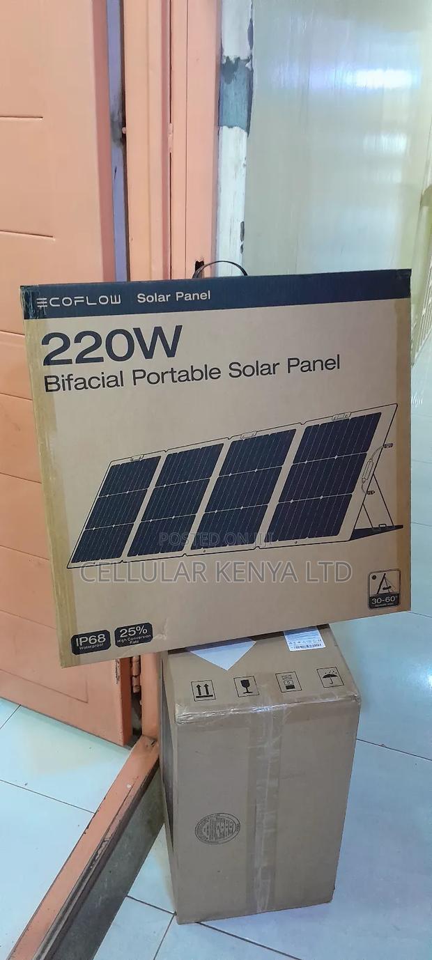 Ecoflow 220w Bifacial Portable Solar Panel - thumbnail 2