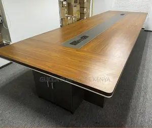 Office Table:Large Conference Table Solid Wood-3 Meter