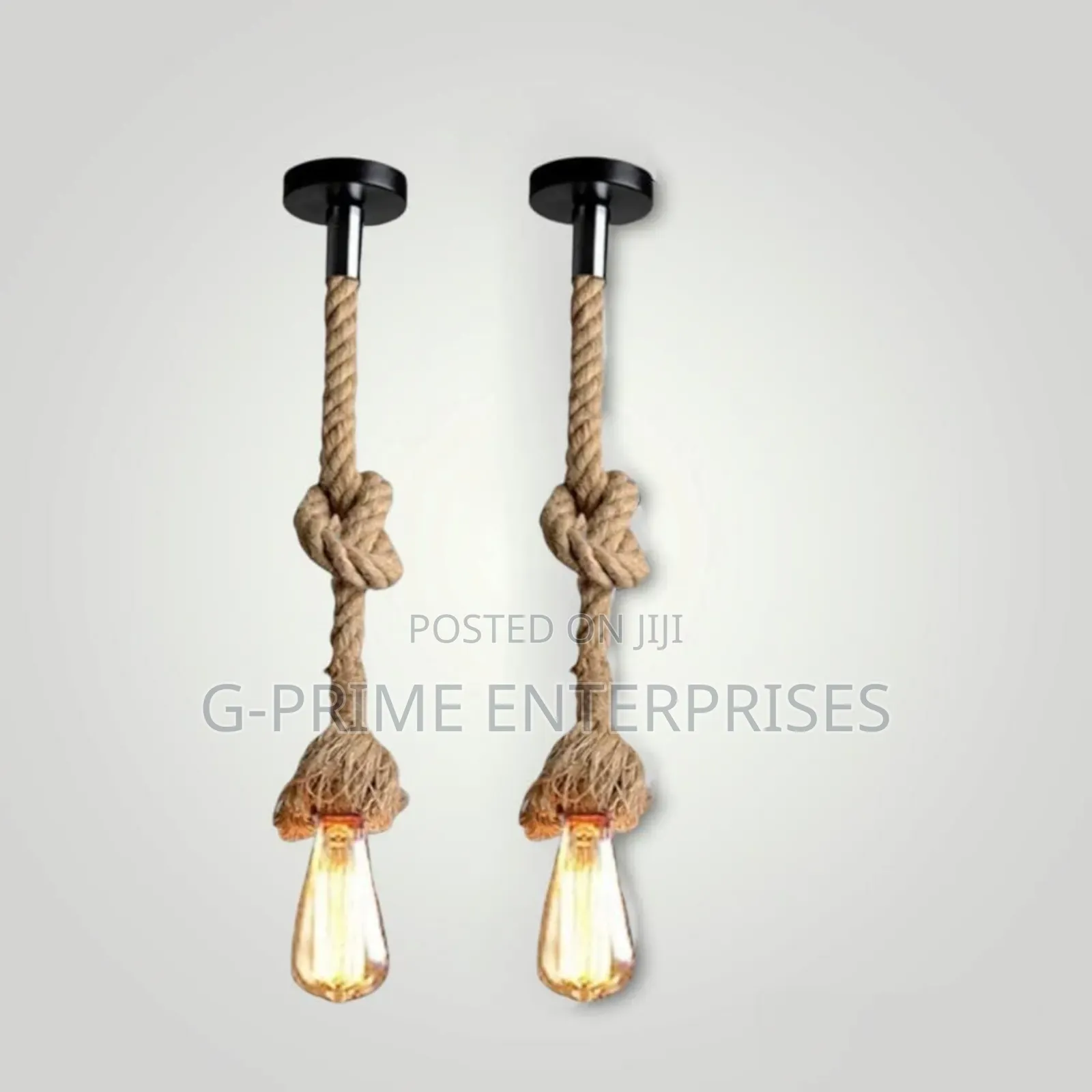 Rope Pendant /Rope Hanging Light