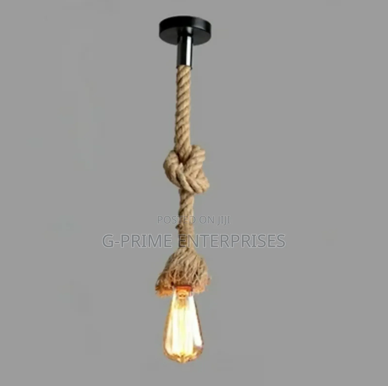 Rope Pendant /Rope Hanging Light