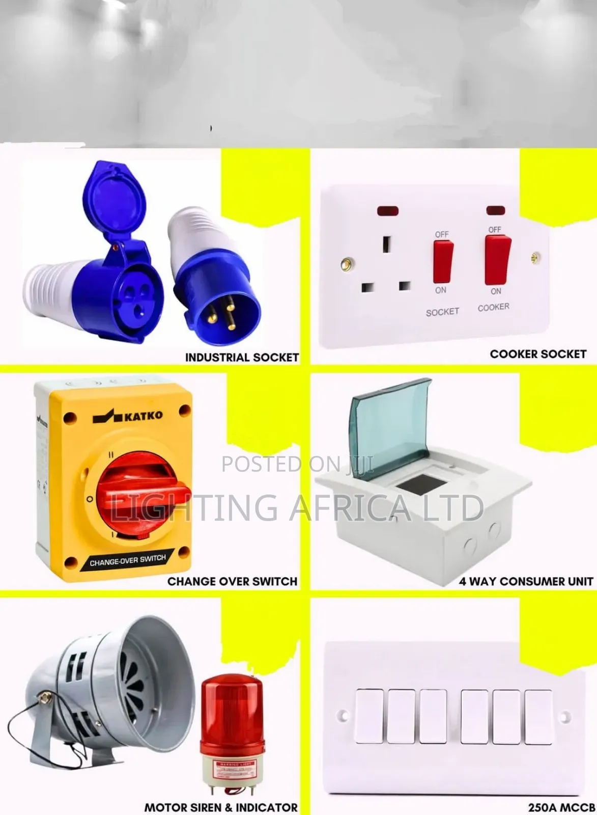 Lighting Africa Electrical Accessories (Change Over Switch)