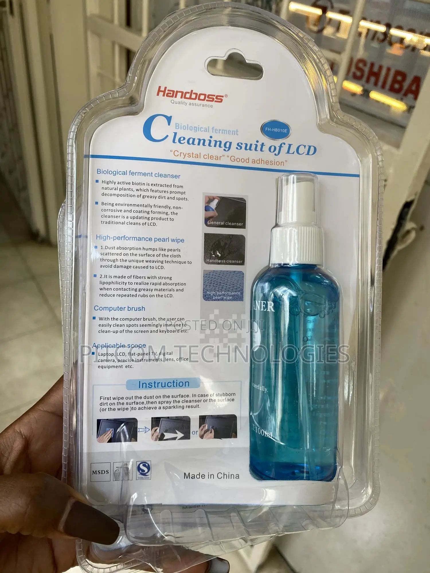Handboss Cleaning Suite of LCD