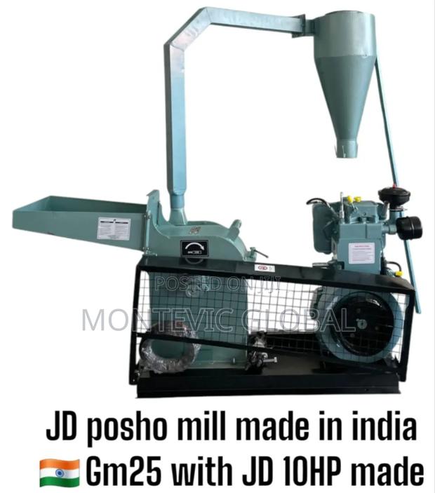 Posho Mill With 10hp Jd Engine - main view