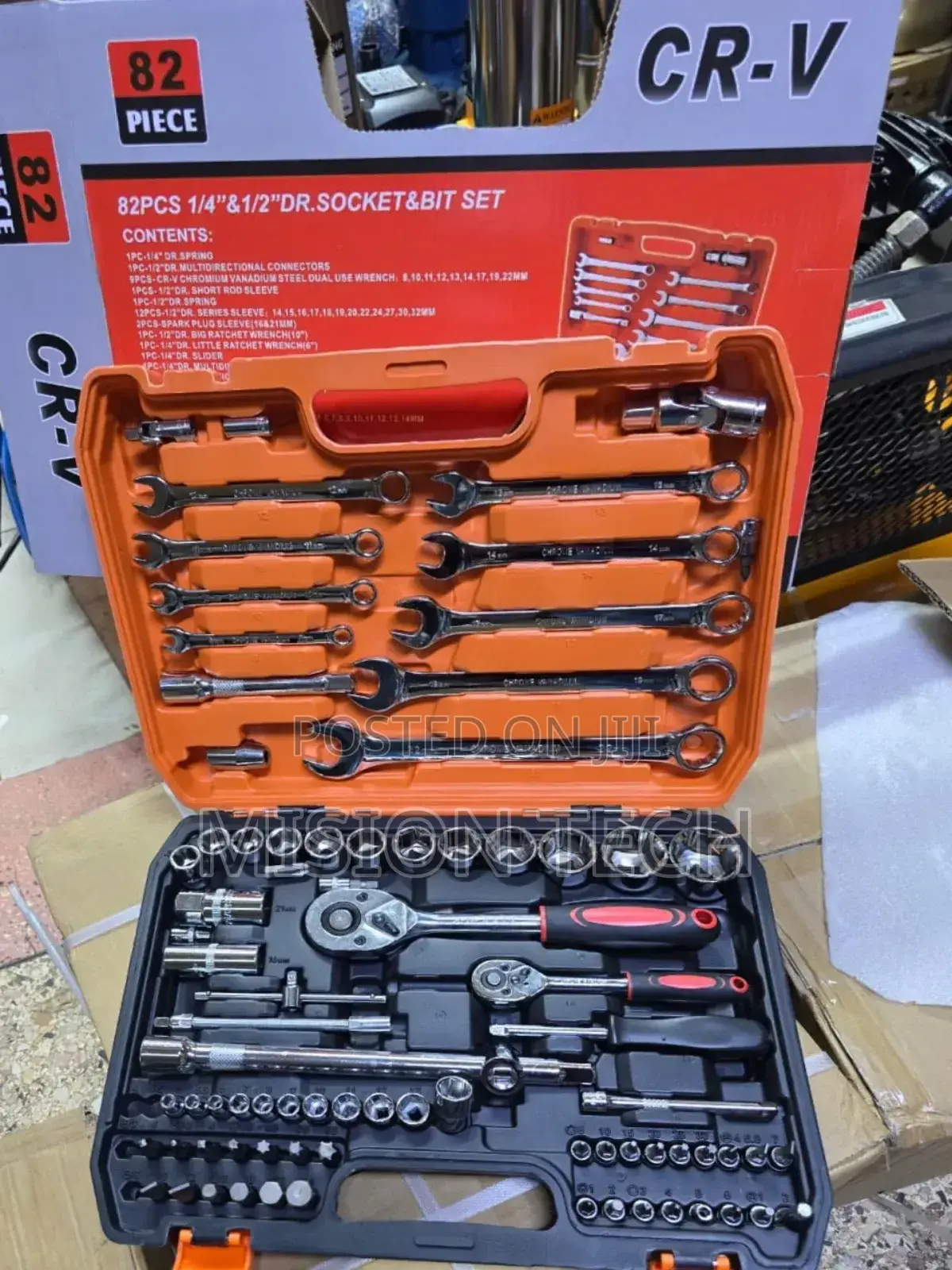 82pcs Socket Wrench Set 
Original Chrome Vanadium * 