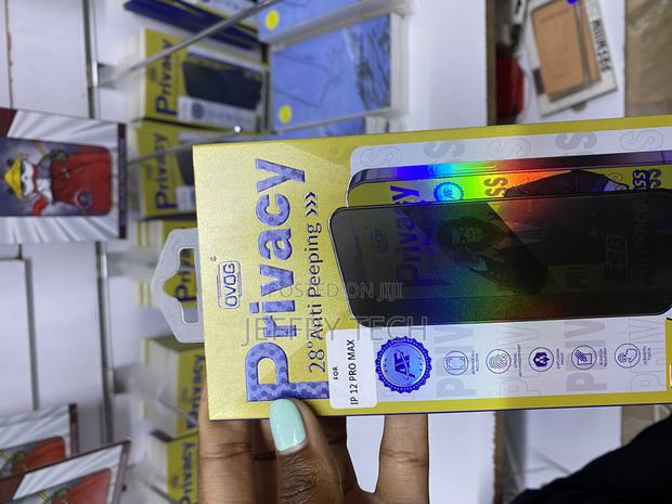 Youksh Privacy Anti Static Glass Screen iPhone 12 Pro Max - thumbnail 2