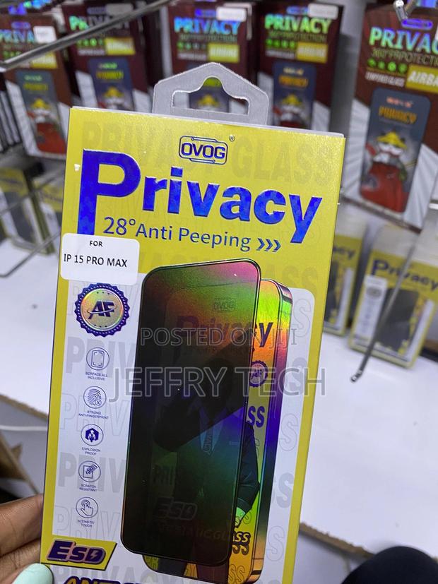 Mobistar Anti Static Screen Protector for iPhone 15 Pro Max - thumbnail 3