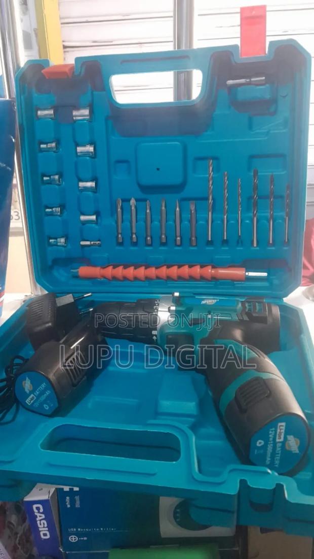 12v High Power Cordless Drill
 2 Batteries - main view