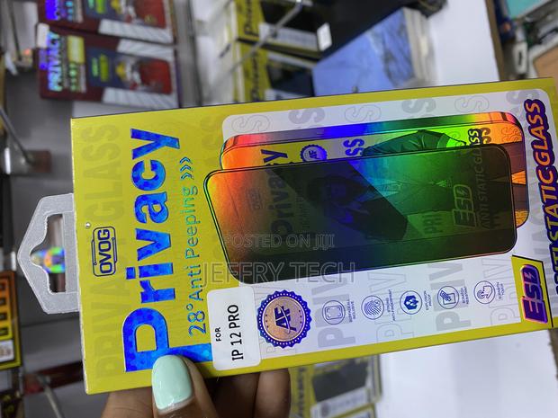 Mobistar Privacy Antistatic Screen Protector iPhone 12 Pro - main view