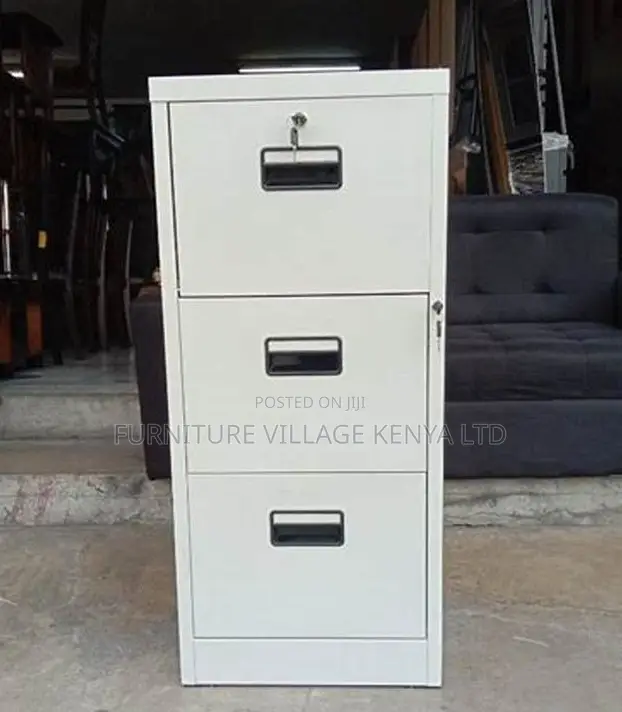 Office Cabinet:3-Drawer Metal Office Document File Storage