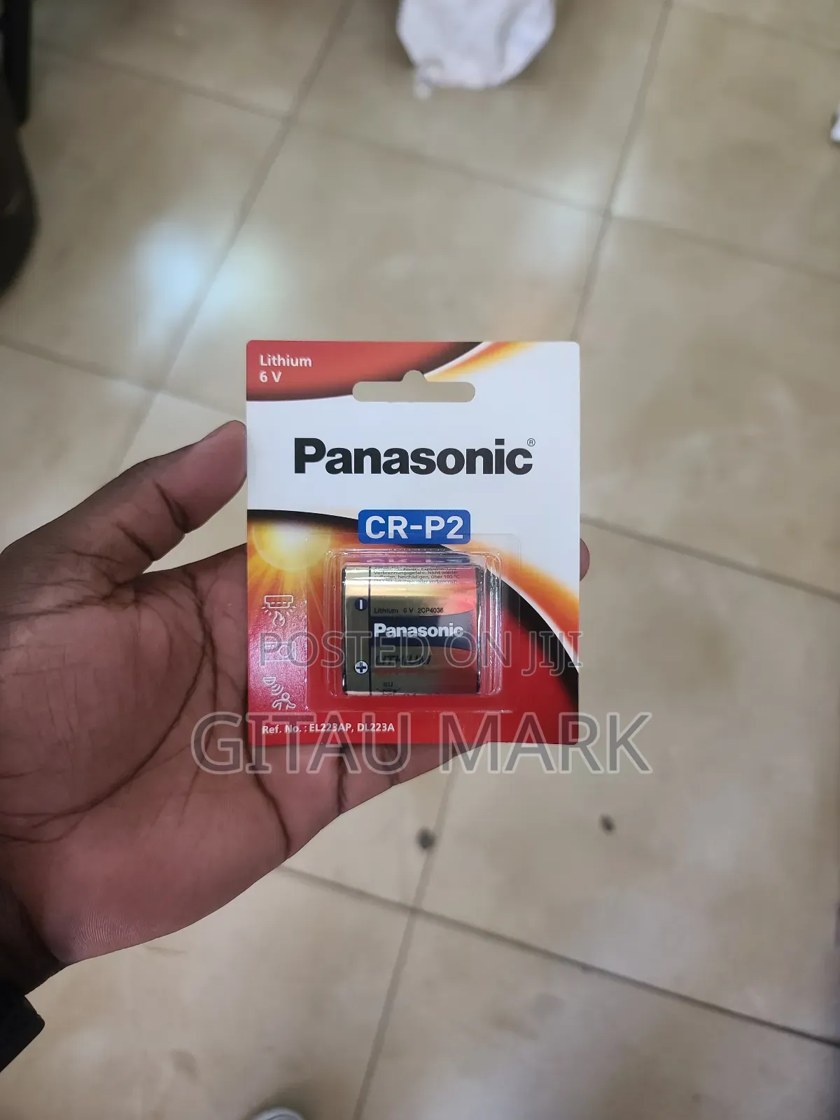 Panasonic Cr-P2 Battery