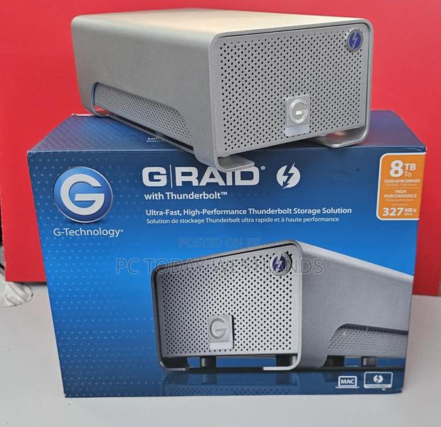 G-Technology 8tb G-Raid External Hard Drive With Thunderbolt - thumbnail 3