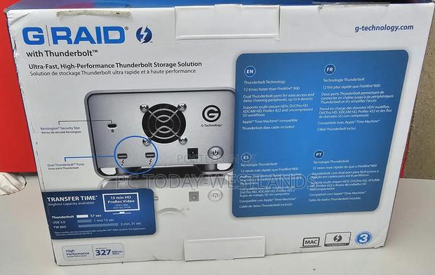 G-Technology 8tb G-Raid External Hard Drive With Thunderbolt - thumbnail 4