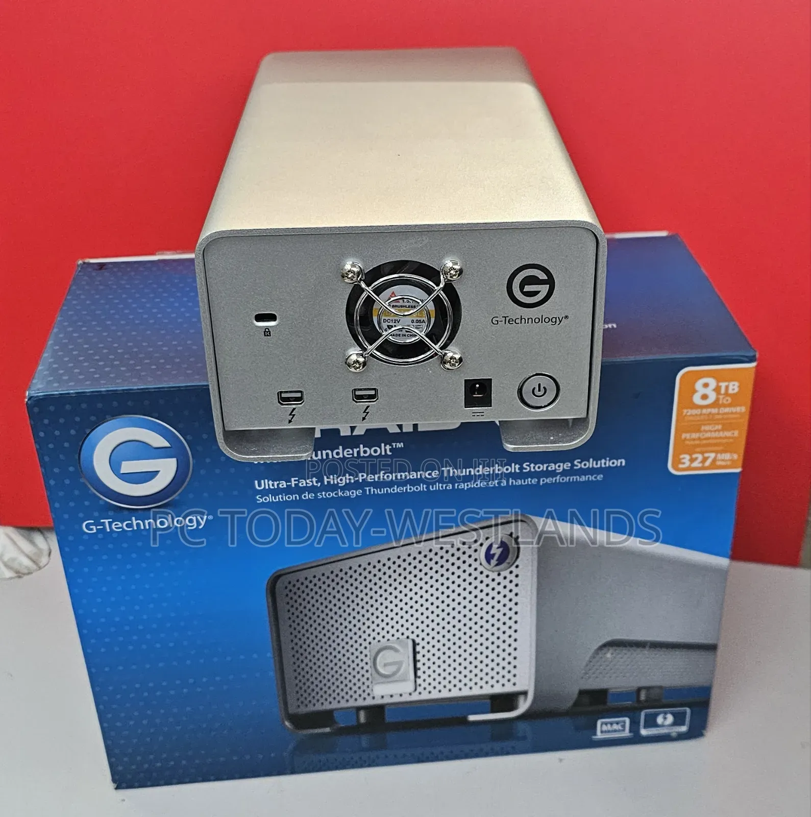G-Technology 8tb G-Raid External Hard Drive With Thunderbolt