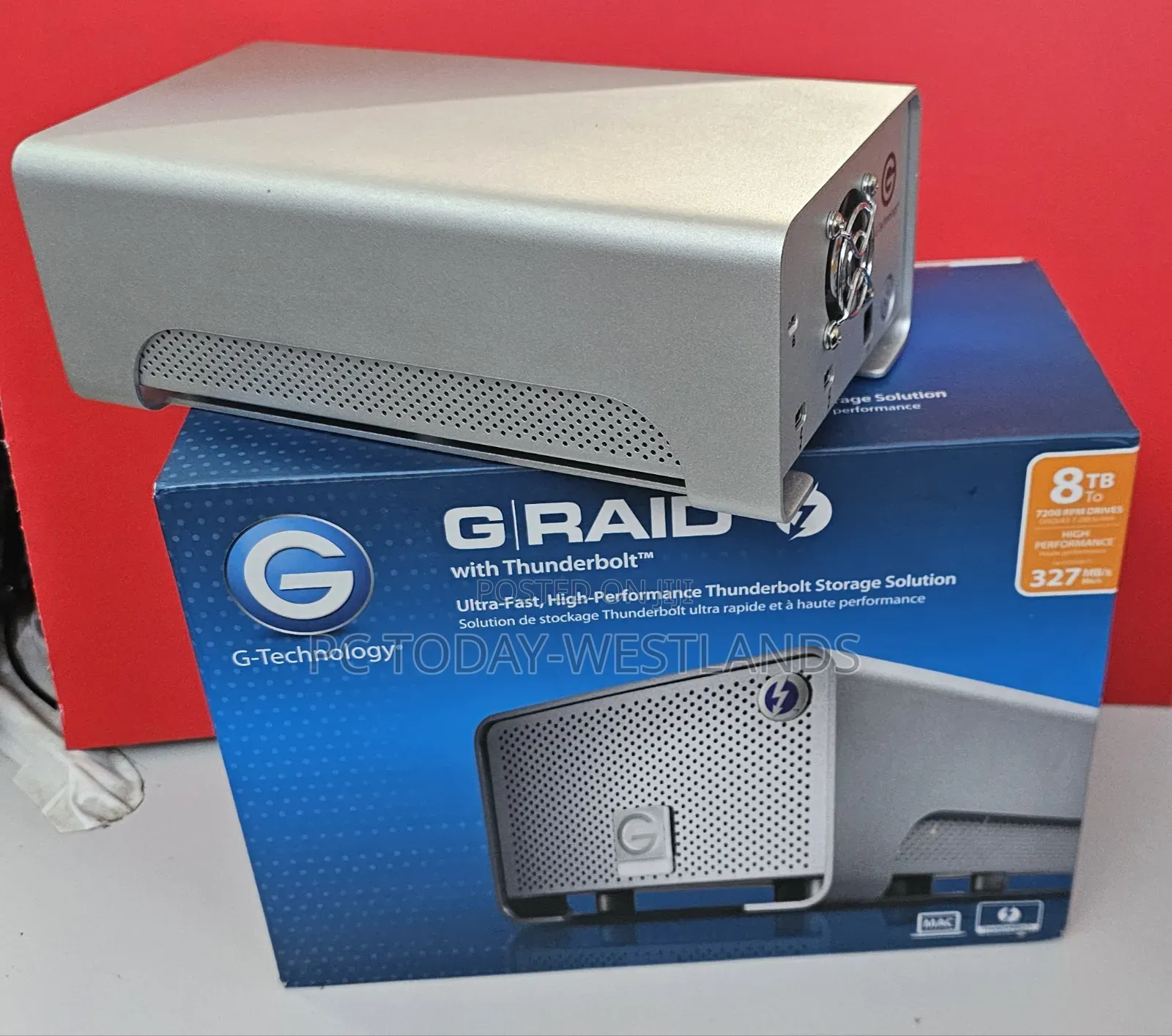 G-Technology 8tb G-Raid External Hard Drive With Thunderbolt