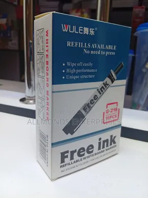 A Packet of Free Ink Refillable Whiteboard Marker-10pcs
