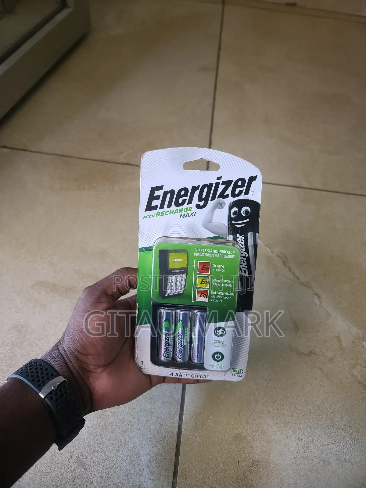 Energizer Maxi 4 Aa Rechargeable Batteries Plus Charger