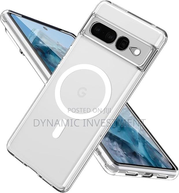 Google Pixel 7 Pro Magnetic Clear Shockproof Case/Cover - thumbnail 3