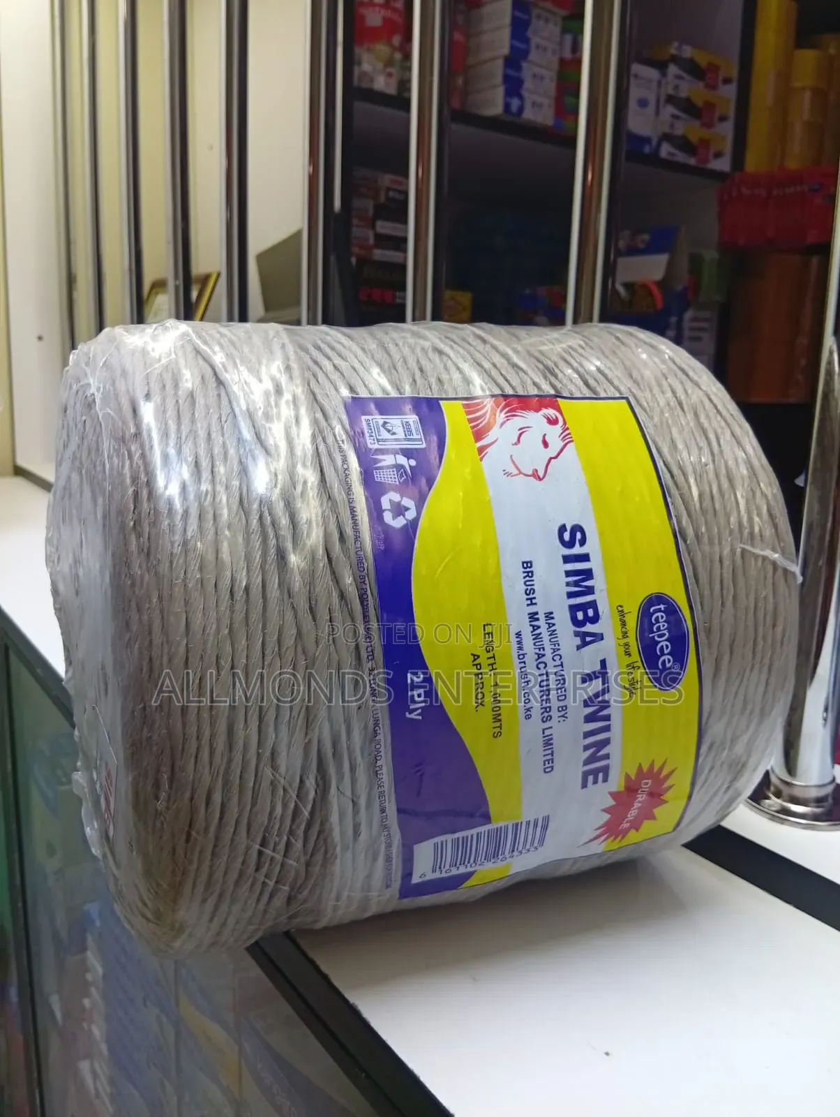 1000 Metres Simba Baler Twine (Kamba)- 2 Ply