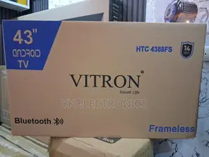 Vitron 43′′(2025)Frameles Smart Android Full Hd Tv–Bluetooth