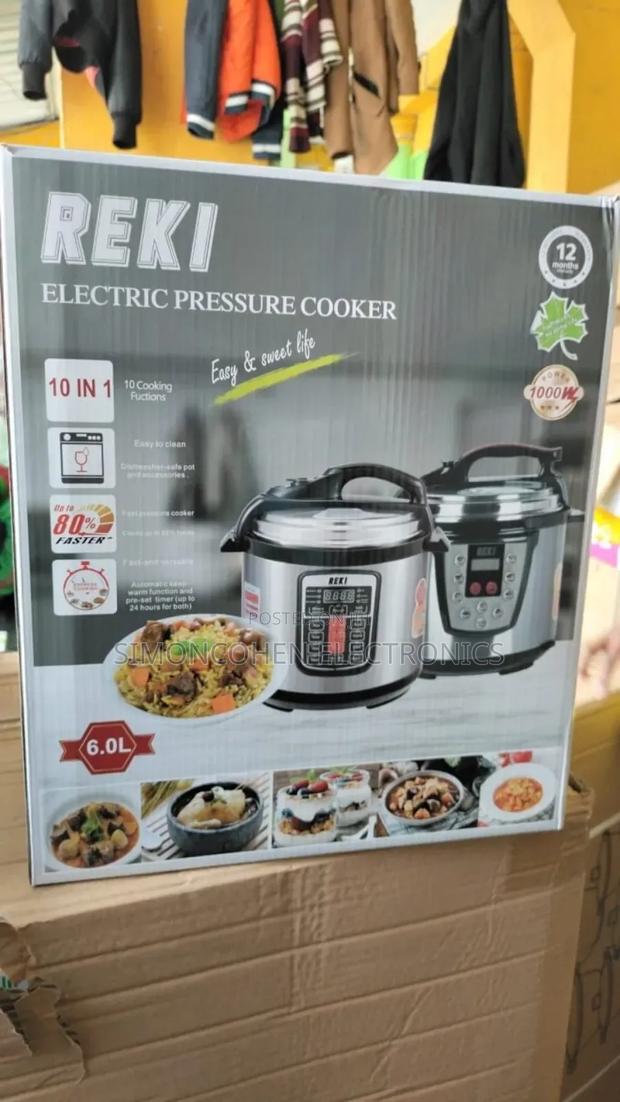 6l Reki Electric Pressure Cooker - main view