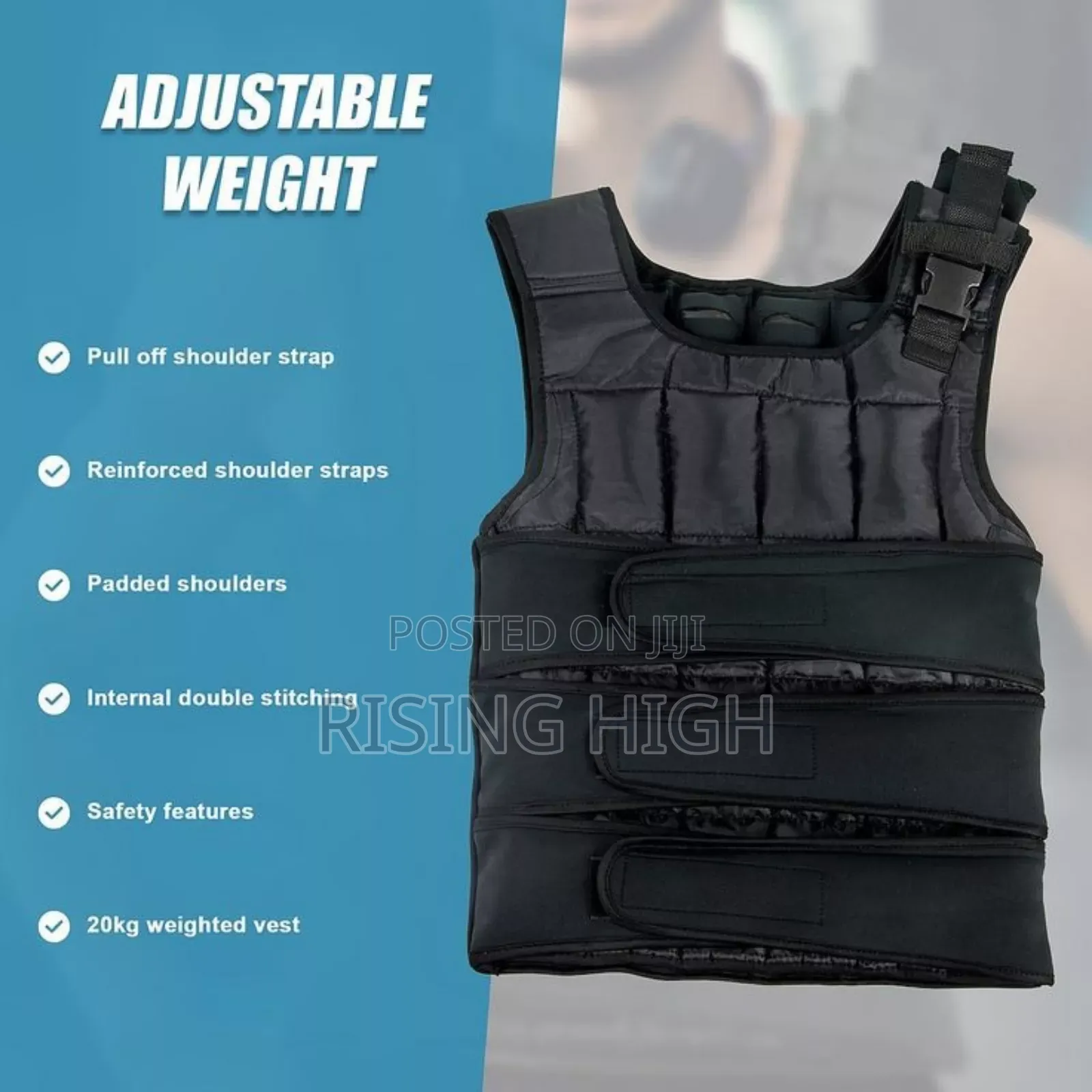 Modern Adjustable 20kgs Weight Vest