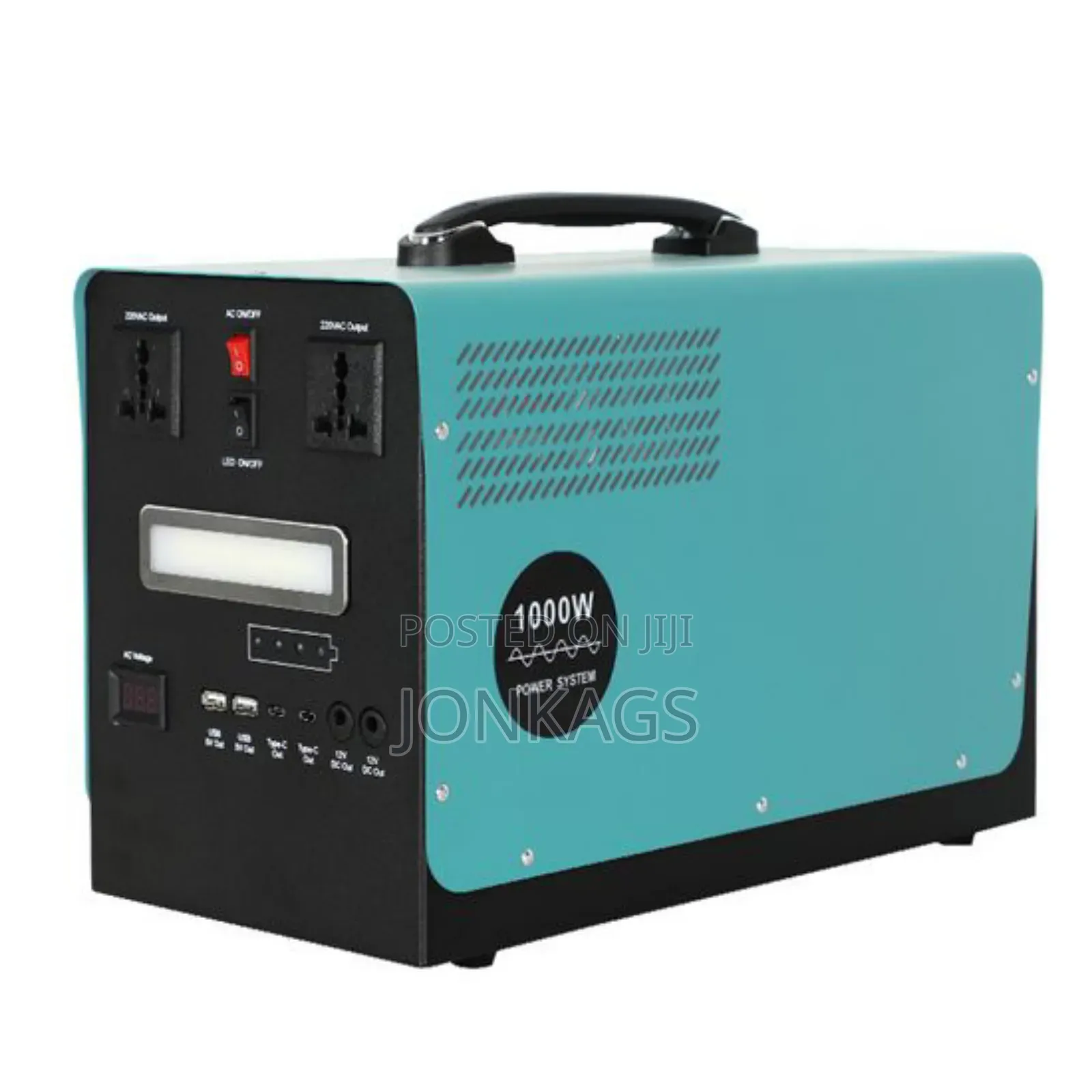 Portable 1000 Watts Powerbank Plus Solar Panel