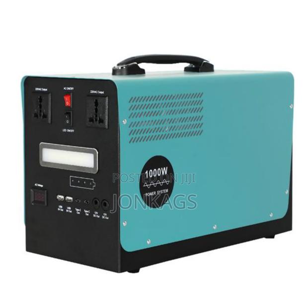 Portable 1000 Watts Powerbank Plus Solar Panel - main view