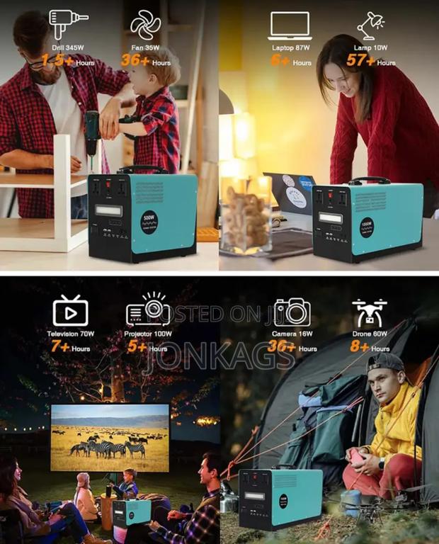 Portable 1000 Watts Powerbank Plus Solar Panel - thumbnail 3