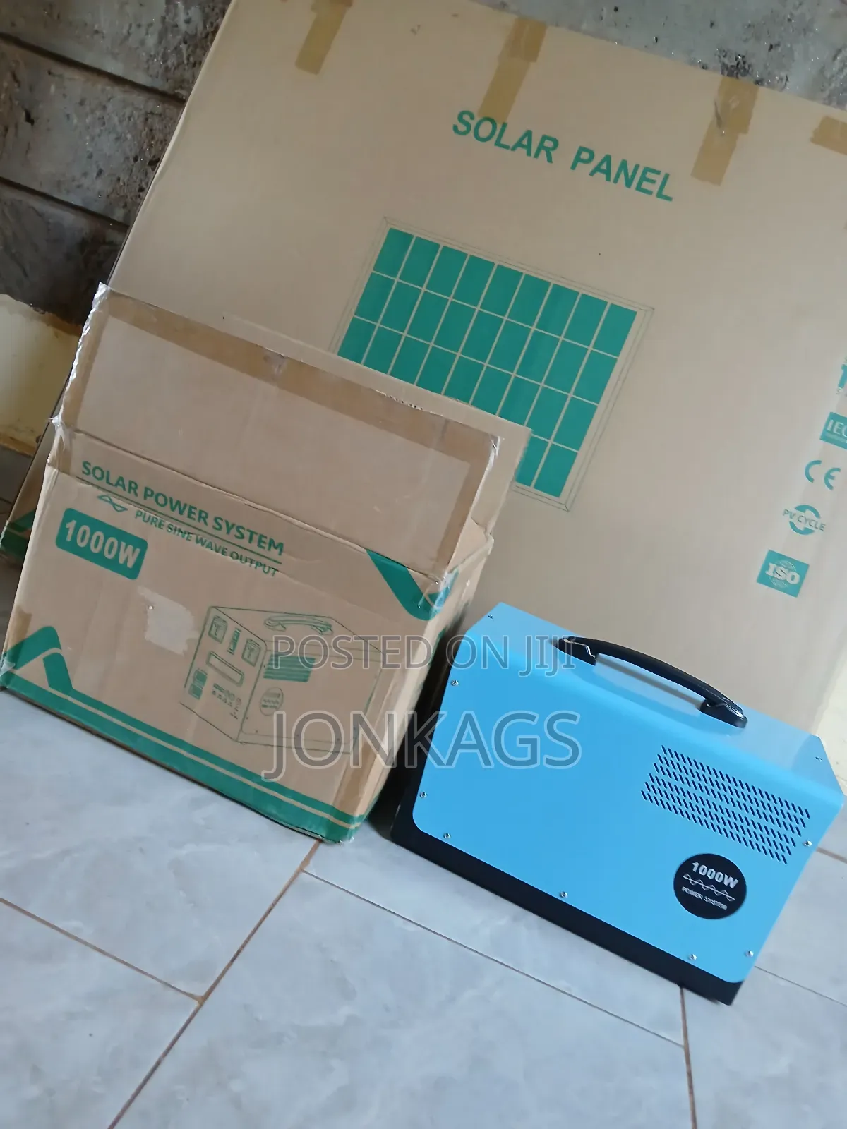 Portable 1000 Watts Powerbank Plus Solar Panel