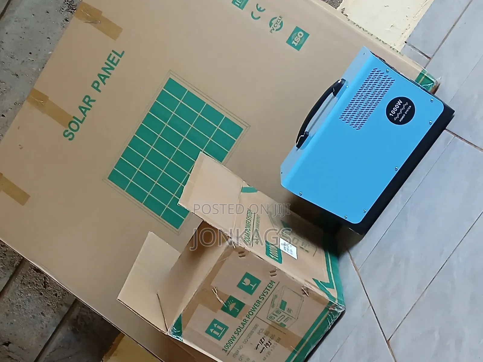 Portable 1000 Watts Powerbank Plus Solar Panel