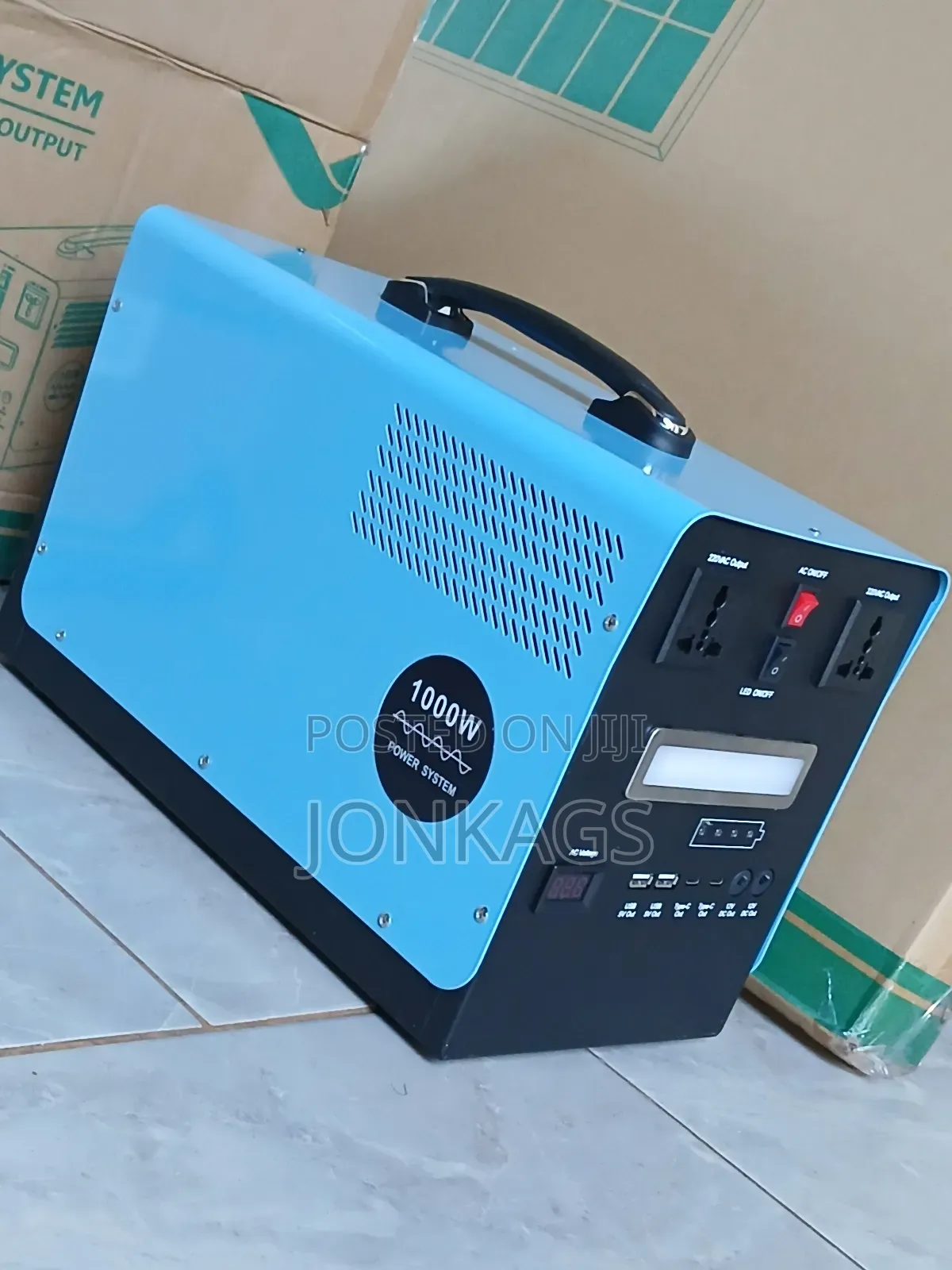 Portable 1000 Watts Powerbank Plus Solar Panel