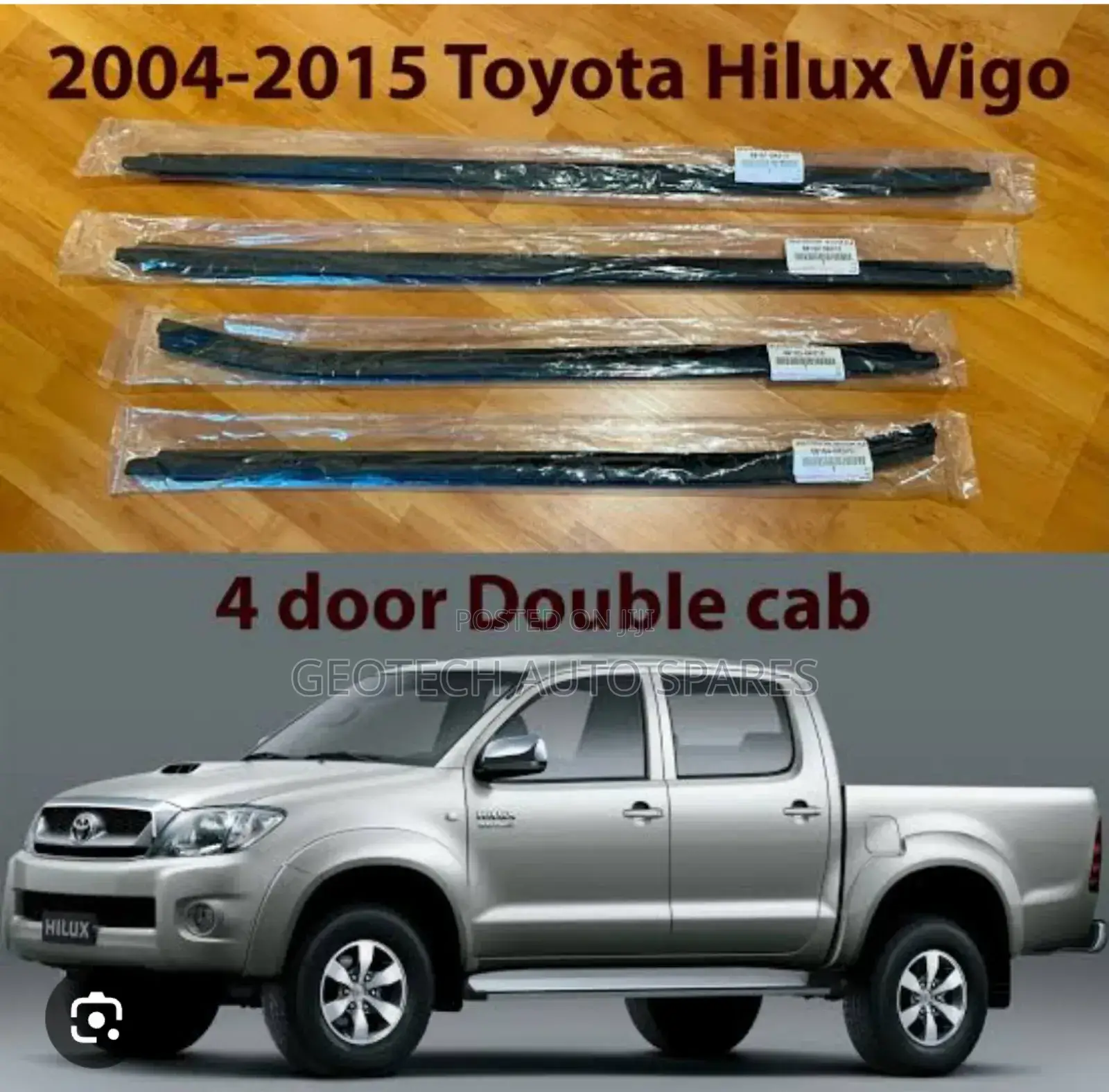 Toyota Hilux Vigo Double Cab Weather Strips