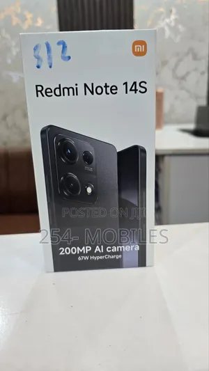 New Xiaomi Redmi Note 14S 256 GB Black