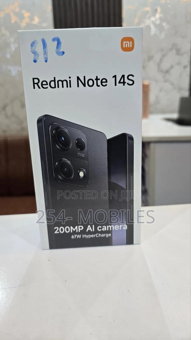 New Xiaomi Redmi Note 14S 256 GB Black