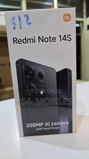 New Xiaomi Redmi Note 14S 256 GB Black