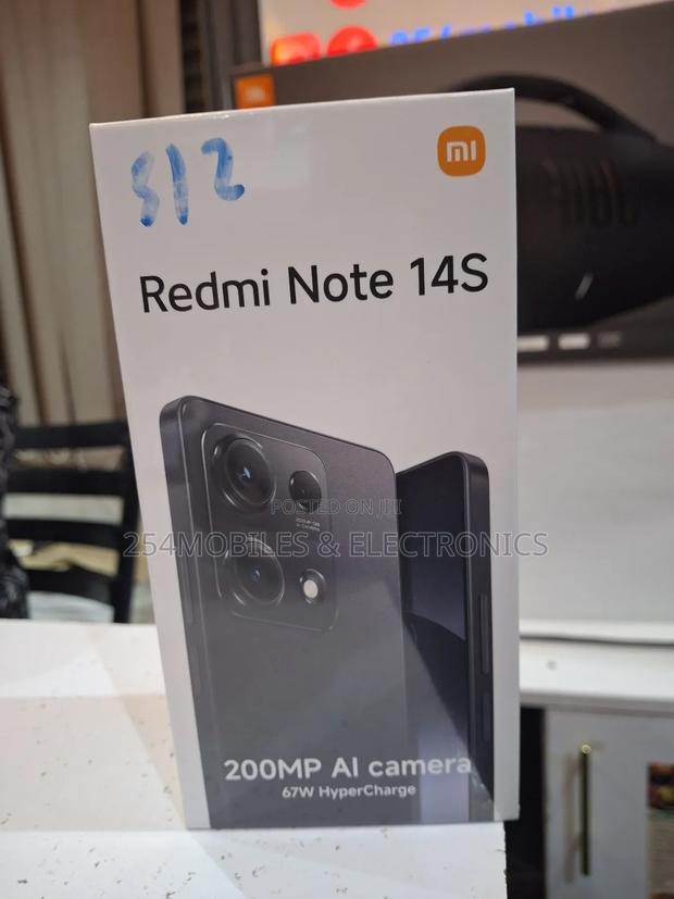 New Xiaomi Redmi Note 14S 256 GB Black